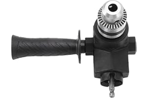 Topyond 90 Degree Right Angle Drill Attachment, Extension Converter Head for Power Drill, 90 Degree Power Drive Adapter, Suitable for Most Standard Drill Bits