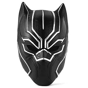 Trippy Lights New Marvel Black Panther Movie Latex Costume Mask Helmet