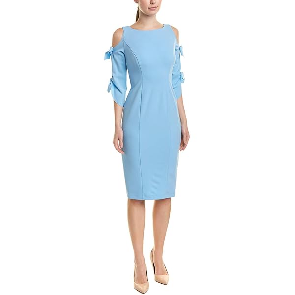 cocktail dress a line with sleeves Red and Blue Stripe Mini Ceci Dress main image 0