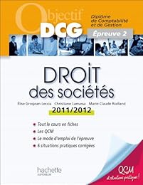Droit des sociétés, 2011-2012