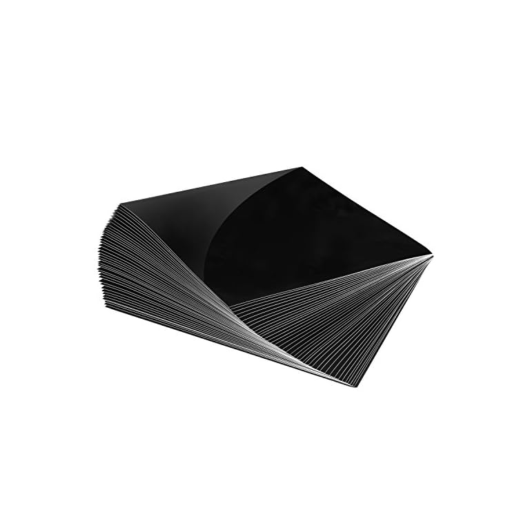 Permanent Glossy Black Vinyl Sheets Better Than Vinyl Rolls EZ Craft