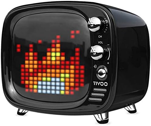 FWRSR Portable Tivoo DSP-Tuned Retro Style Bluetooth Speaker, Bass Sound Box TF Card USB Speakers Hands Free Portable Wireless Speaker
