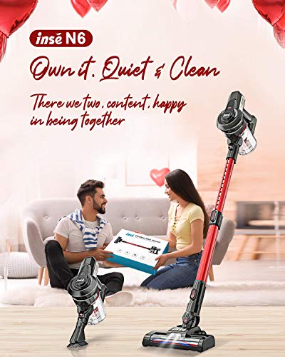 INSE Cordless Vacuum, 12KPa Powerful Vacuum Cleaner with 160W Motor, 4-in-1 Stick Vacuum, Rechargeable Handheld Vacuum… - Image 2