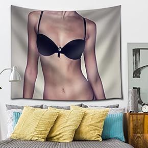 Sexy Nude Model Intimate Portrait - Fabric Tapestry, Home Decor - 51x60 inches