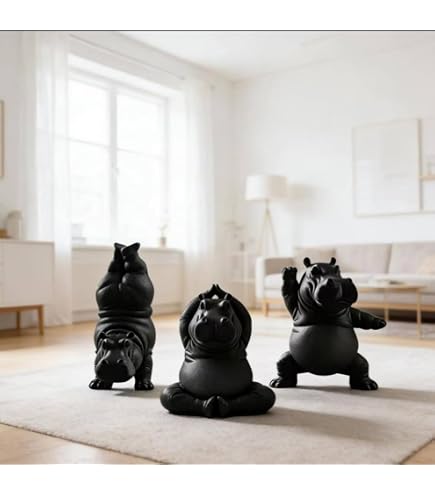 Amazon.com: VALINK Big Open Mouth Hippo Storage Figurine Bowl