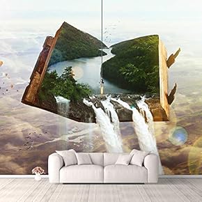 Wall Murals for Bedroom Fantasy View Mystery Collage Removable Wallpaper Peel and Stick Wall Stickers - 66x96 inches