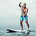 Speedo Men's Long Bay E-Board 21 Inch, Black/Heather, Large