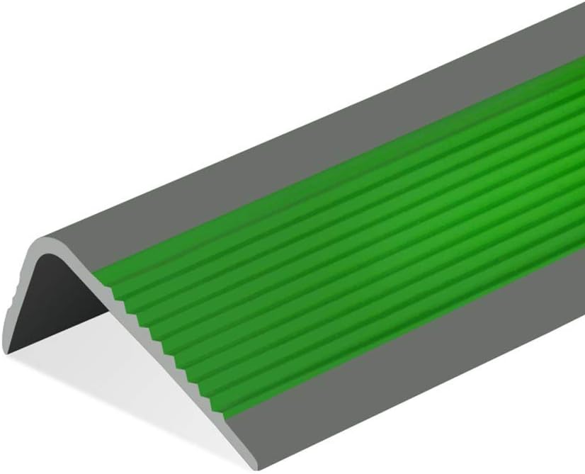 Stair Nosing Edge Trim Anti Non Slip Stair Edge Nosing Anti Slip Stair Nosing Stairs Anti-slip Strips Kindergarten Steps Edge L-shaped Corner Bead Sticking Household PVC Self-adhesive Floor Bead