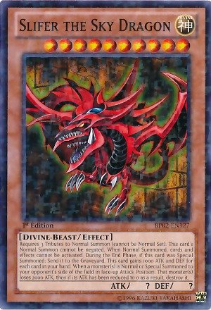 Yu-Gi-Oh! - Slifer the Sky Dragon (PGLD-EN032) - Premium Gold - Unlimited Edition - Gold Secret Rare