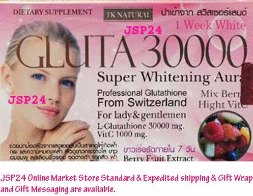10 Capsules 30000 Super Whitening Professional Glutathione (Dietary Supplement From Switzerland.)have Been...