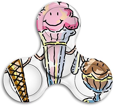 2017 Newest Ice Cream Social Decompression Peg-top Toys Metal