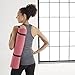 AmazonBasics 1/4-Inch Yoga and Exercise Mat with Carrying Strap, Pink
