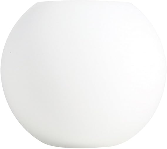Modern Large White Frosted Glass Globe Bedside Table Lamp Amazon.co.uk