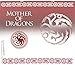 Tervis 1265579 HBO Game of Thrones - Mother of Dragons Insulated Travel Tumbler with Wrap & Lid, 16 oz - Tritan, Clear