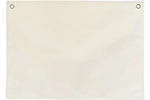 AIJOVIKO Canvas Banner Hanging Flag Banner for Nursery and Playroom Wall Décor for Kids Trendy Room Décor for Boys and Girls (Blank)