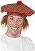 Smiffy's Men's Tam-O-Shanter with Hair Deluxe, Multi, One Size