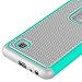 LG G Stylo 2 Plus Case, LG Stylus 2 Plus Case, LG MS550 Case, LG LS775 Case, kaesar Slim Hybrid Dual Layer Armor Defender Protective Case Cover for LG G Stylo 2 Plus / Stylus 2 Plus - Emerald / Gray