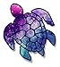 3 inch Sea Turtle Sticker for Laptops CupsTumblers Cars and Trucks Any Smooth Surface (Starry Sky)