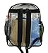 K-Cliffs Heavy Duty Clear Backpack See Through Daypack Student Transparent Bookbag Black By Praise Start