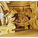 Zuluf Olivewood Olive Wood Bethlehem Nativity Scene Set Holyland | Christmas Home Décor | Comes with Holy Land Certificate NAT012