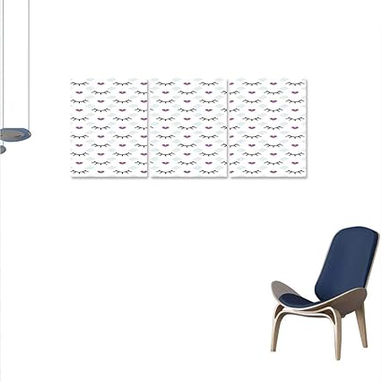 Amazon Com Eyelash Canvas Wall Art For Bedroom Home