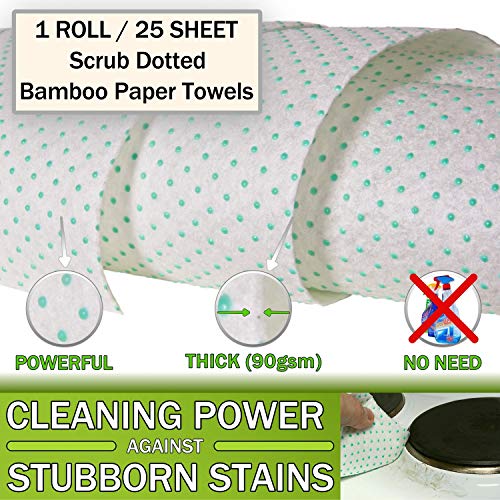 Wirta-Bamboo-Paper-Towels-50-Sheets-Heavy-Duty-Eco-Friendly-Machine-Washable-Reusable-Bamboo-Kitchen-Towel-Rolls-Saves-Environment-and-Gives-Paper-Supply-for-12-months