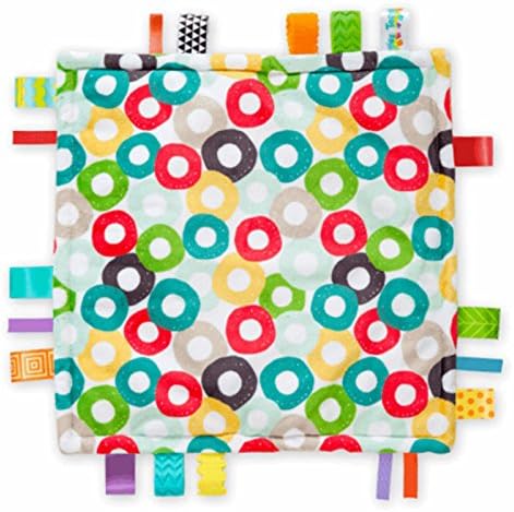 Genuine Taggies Circles Plush Security Comforter Blankets