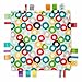 Genuine Taggies Circles Plush Security Comforter Blankets