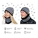 Wireless Beanie - Wireless Headphones Hat and Scarf Set for Winter Outdoor Men Women Warm Knitted Music Hat With Backpack - Built-in Microphone