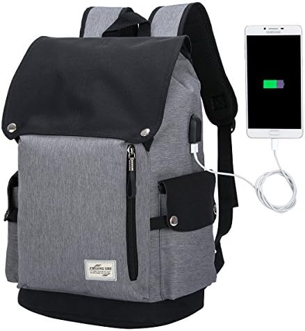 Laptop Backpack with USB Charging Port, Water Resistant Travel Bag School Bag Anti-scratch Backpack for 15.6 Inch Laptop