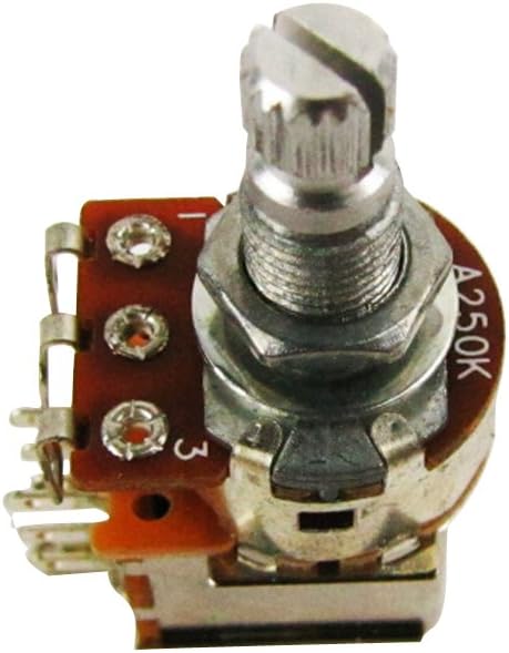 Musiclily Metric A250K Push Pull Potentiometers Split Shaft Audio Taper Pots for Electric Guitar Bass (Set of 2) - Image 4