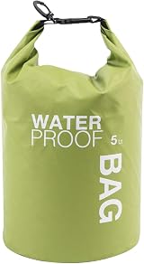 Uncle Paul 5L Boat Dry Bag Green Waterproof Floating for Kayaking Boating view 4