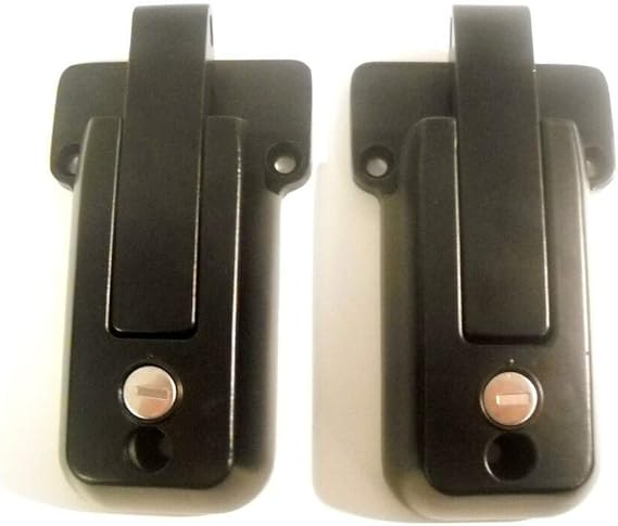 4- KEYED ALIKE Locking Cargo Trailer Cambar Door Auto Latching Vise Lo – Need A Trailer Part - Foto 6