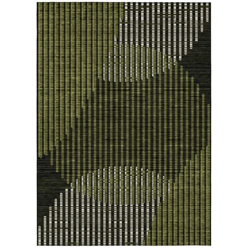 Addison Rugs Chantille ACN1001 Green 9' x 12' Indoor Outdoor Area Rug, Easy Cle…