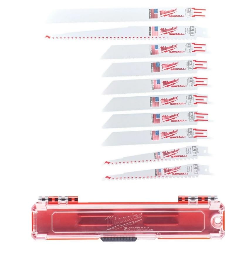 Set of 10 Lames Sawzall Milwukee - 4922211
