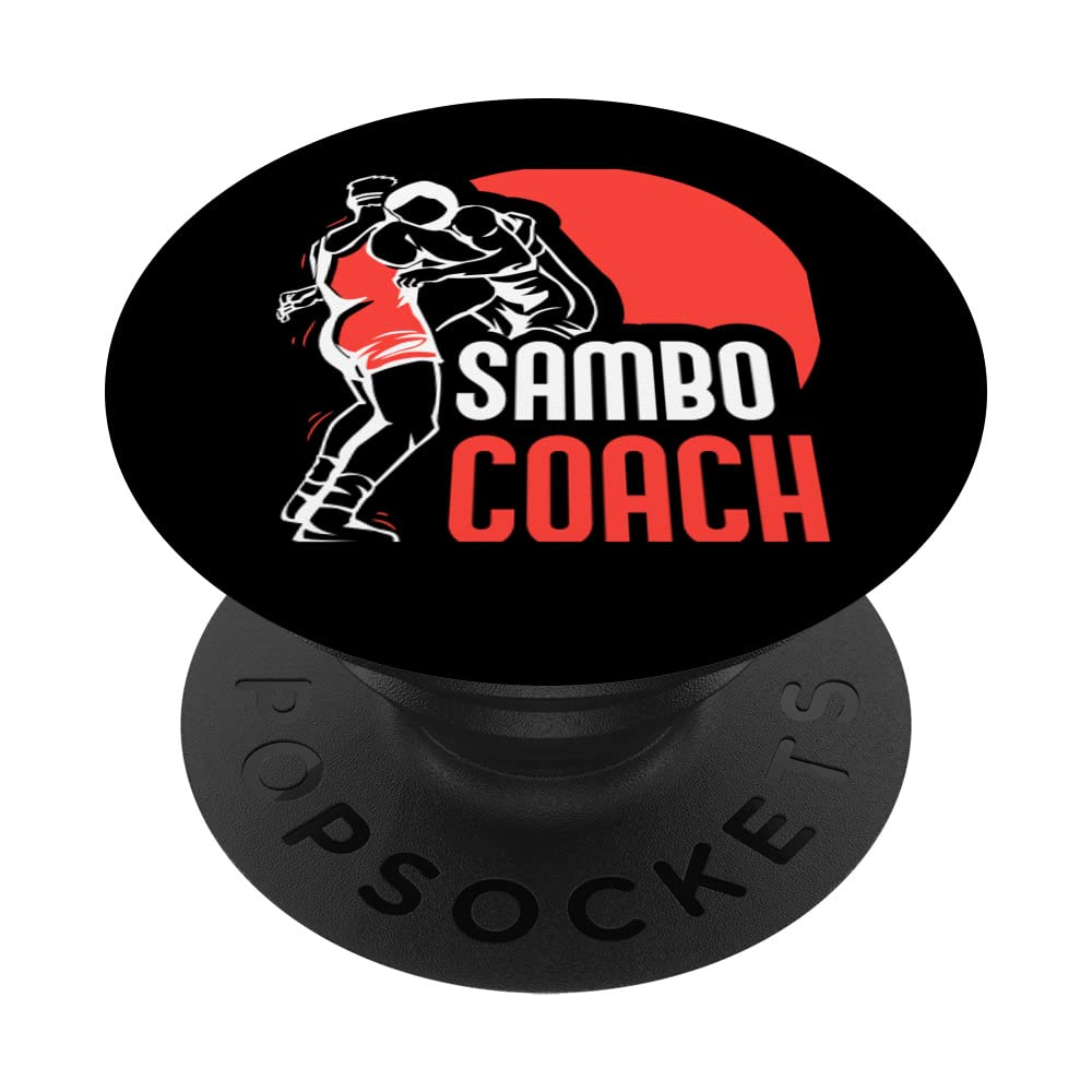 Sambo Coach Martial Arts Fighter Training PopSockets Swappable PopGrip