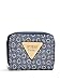 GUESS Women's Aislin Small Denim Zip-Around Wallet