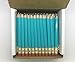 Half Pencils with Eraser - Golf, Classroom, Pew, Short, Mini - Hexagon, Sharpened, Non Toxic, #2 Pencil, Color - Light Turquoise, (Box of 144) Golf Pocket Pencils ™