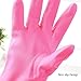 FireBee Rubber Cleaning Gloves Thick Waterproof Kitchen Dishwashing Gloves with Lining Household Latex Gloves (1 Pair,Purple Medium)