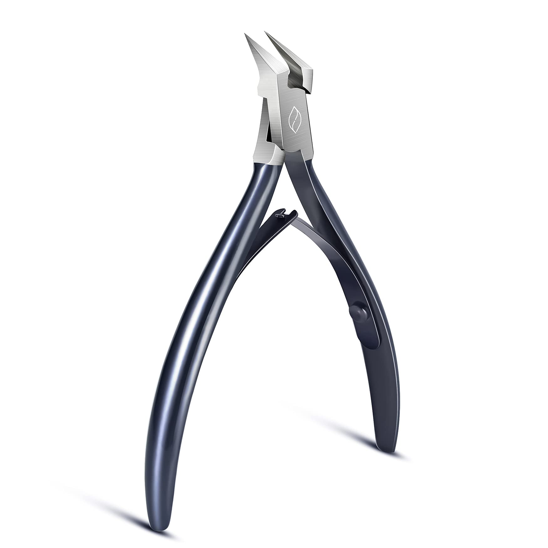 FERYES Toenail Clipper Straight Blade for Ingrown and Thick Nails - Stainless Steel and Sharp Pointed Tip Ingrown Nail Clipper – Wide Jaw Toe Nail Cutter Podiatry Tool