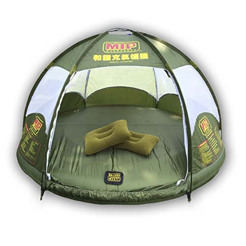 HMSPORT Inflatable Family Tent 4 Person large space Waterproof for Outdoor Camping Car Travel with Zippered Door and Inflatable Bladder Water Floating and Anti Snake.