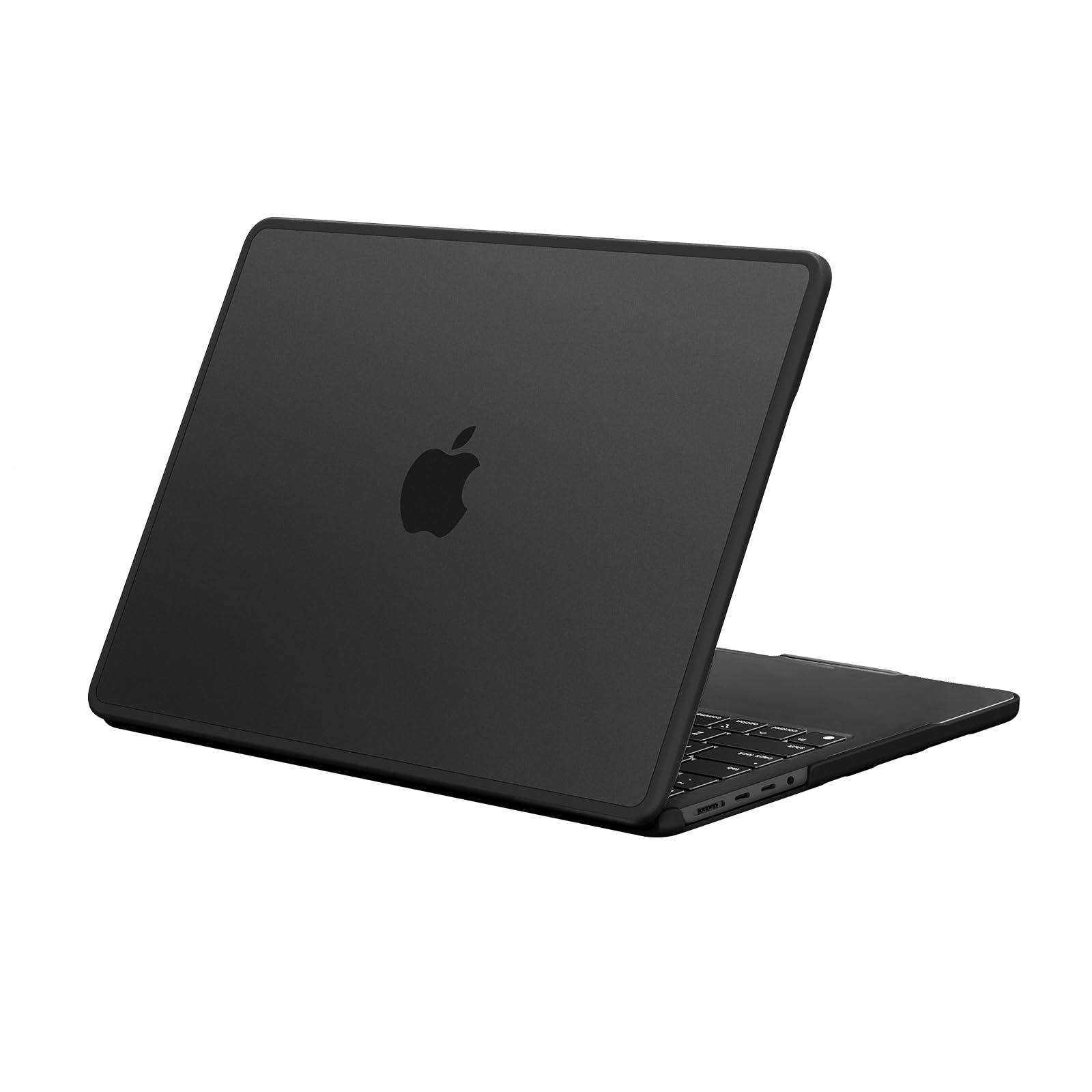 BlueSwan Compatible with MacBook Pro 16 inch Case M5 M4 M3 M2 M1 Pro/Max 2026 2024-2021, A3429 A3428 A3186 A2485, Shatterproof TPU Frame + Scratch Resistant Hard Plastic Protective Case, Matte Black