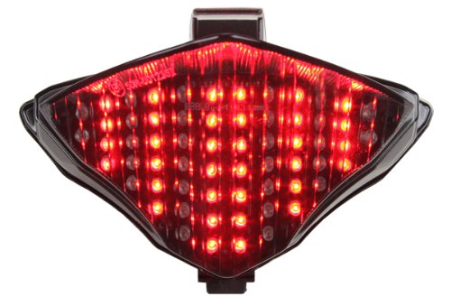 2004-2006 Yamaha YZF R1 Integrated Sequential LED Tail Lights Smoke Lens