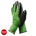 Pine Tree Tools Gardening Gloves for Women & Men, Bamboo Made Mesh Type Washable Premium Material, Textured Rubber Gloves Coating for Superior Grip w/Snug-Wrist Feature & Reinforced Finger Tips - XXL