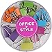 Office Style Colored Binder Clips, Assorted Size, 26 Pieces, Small