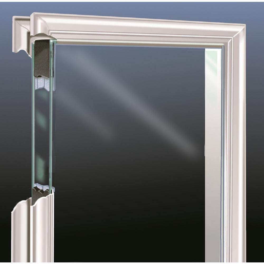 Glass Clear Lite, Full 80, x 50 Smooth, Fiberglass Door