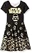 STAR WARS Big Girls Storm Trooper Bow Back Dress, Black, S-7
