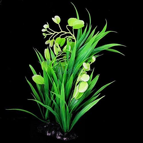 BrandArtificial Plastic Green Plant Grass Aquarium Fish Tank Ornament Pond Decoration set41