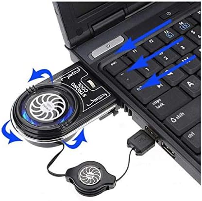 Mini Vacuum Strong Cool Air Extract USB Notebook Laptop Cooling Cooler Fan Pad for Notebook Laptop USB Gadget