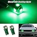 PartsSquare 2 Pcs Green 5-5050-SMD Led Parking Lights Lamps For 168 2825 194 T10 2014 Nissan
